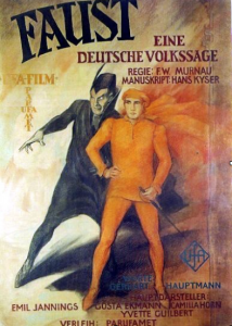 Filmplakat FAUST von F.W. Murnau